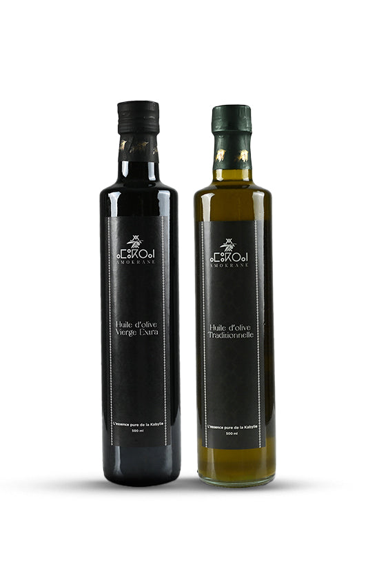 Coffret découverte (2x500ml) - Extra Vierge et Traditionnelle