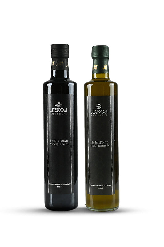 Coffret découverte (2x500ml) - Extra Vierge et Traditionnelle