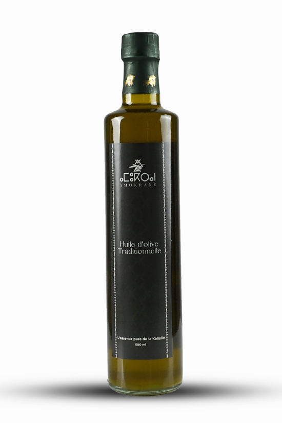 Huile d'olive Vierge traditionnelle : “Récolte Noire” - 500mL